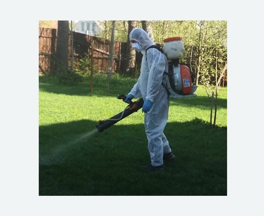 Обработка участка от клещей в Ак-Довураке Обработка участка от клещей